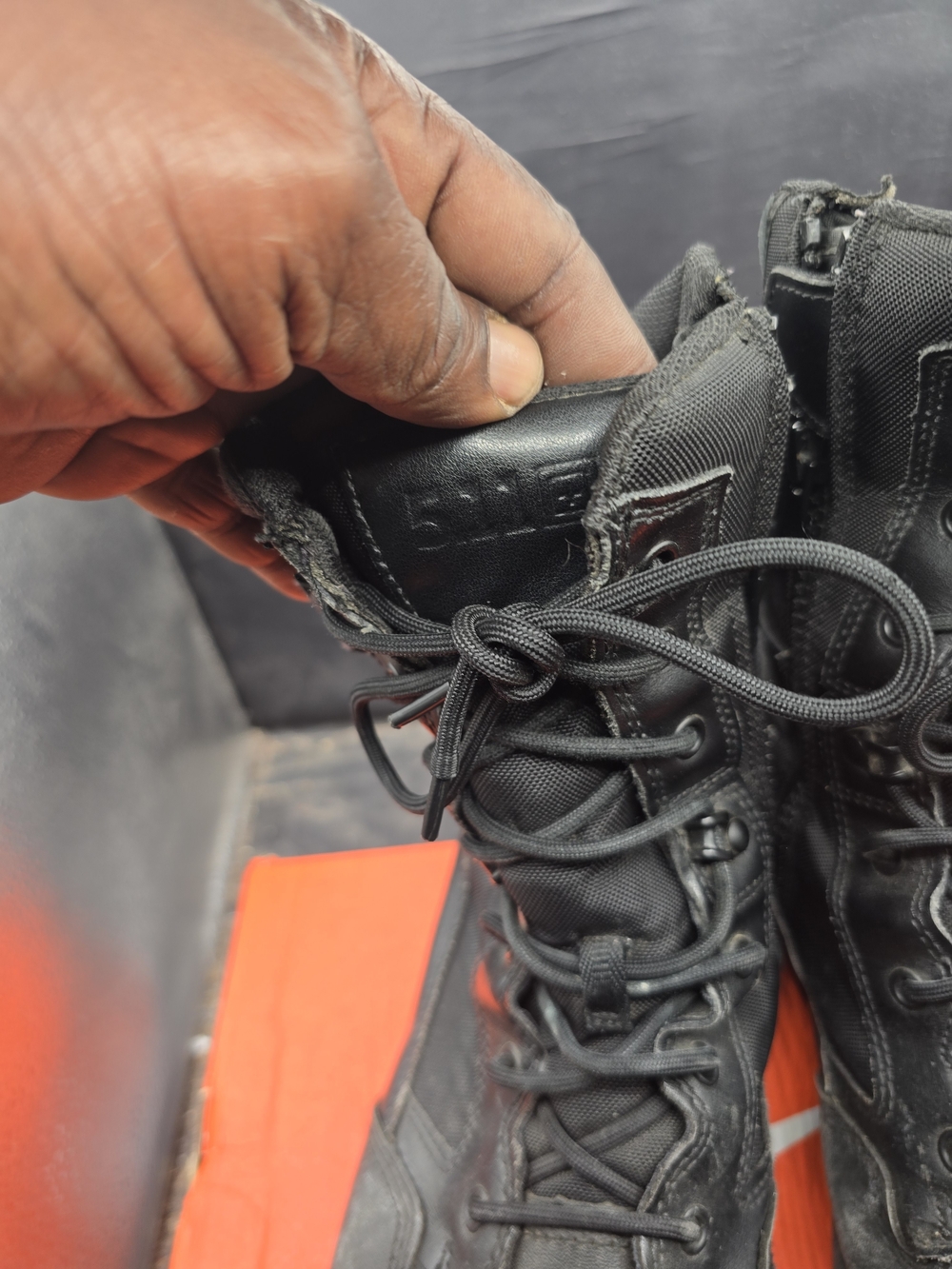 5.11 Tactical Black Lace-Up Men's Tactical Boots